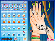 Флеш игра онлайн Красивый дизайн ногтей